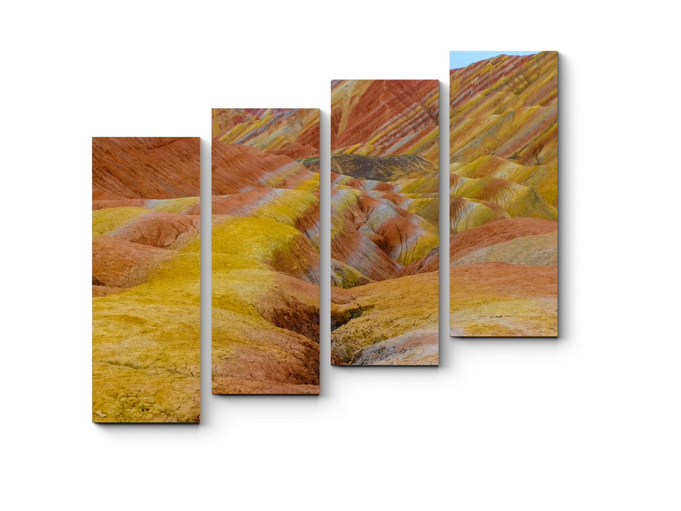 

Модульная картина Picsis, Горы в полоску (20x20)