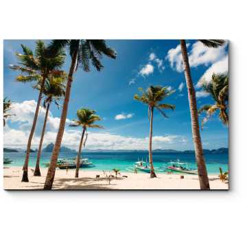 Модульная картина Райский пляж Эль Нидо