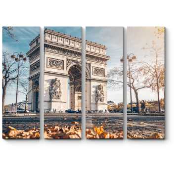 Модульная картина Осеннее очарование Парижем