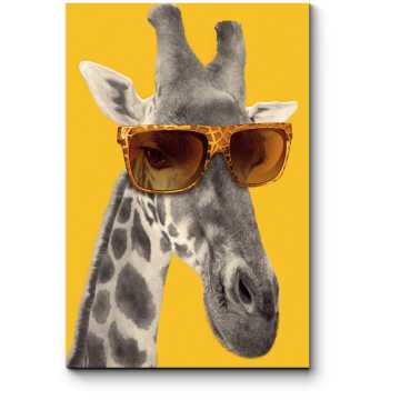 Модульная картина Жираф в очках