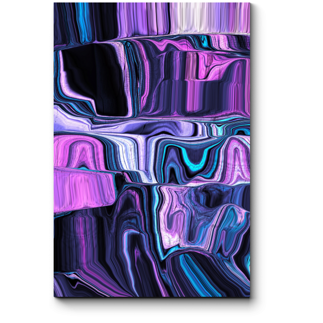 Модульная картина Цветной мрамор