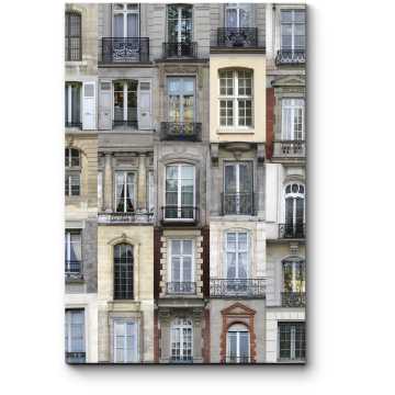 Модульная картина Парижские окна