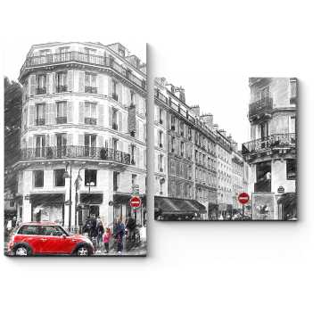 Модульная картина На улицах Парижа
