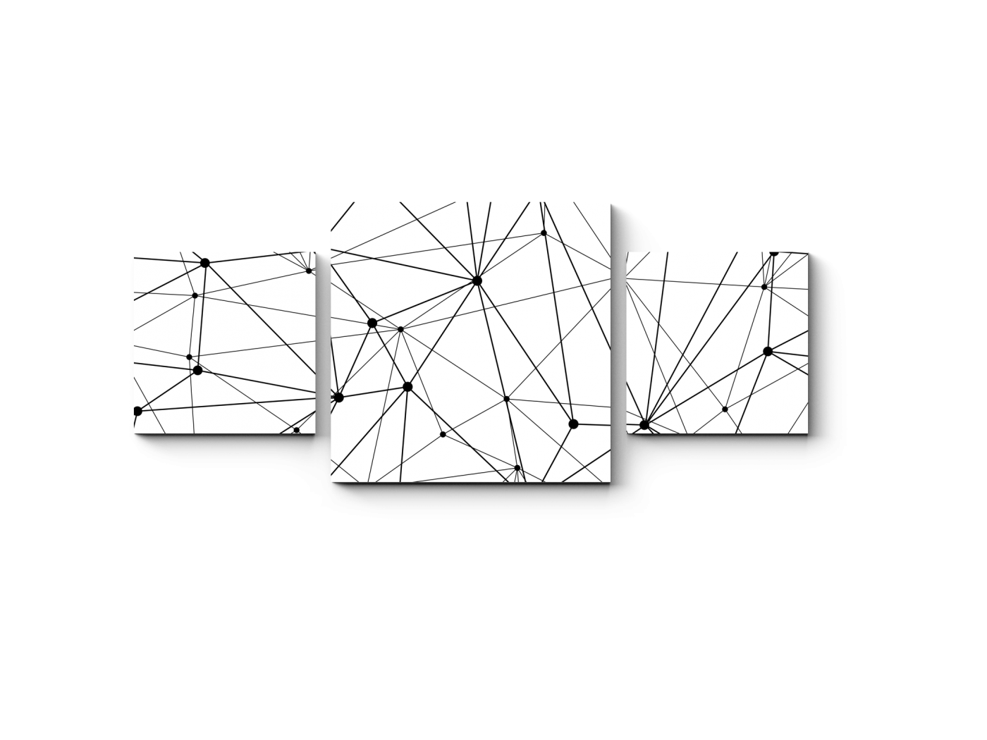 

Модульная картина Picsis, Точки и линии (20x20)