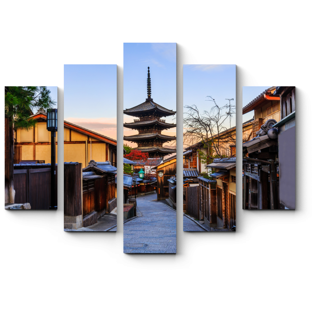 Модульная картина Предрассветный Киото