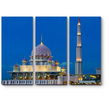 Модульная картина Сияющая мечеть,Куала-Лумпур