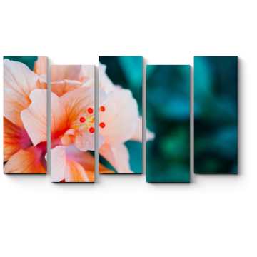 Модульная картина Макро цветок