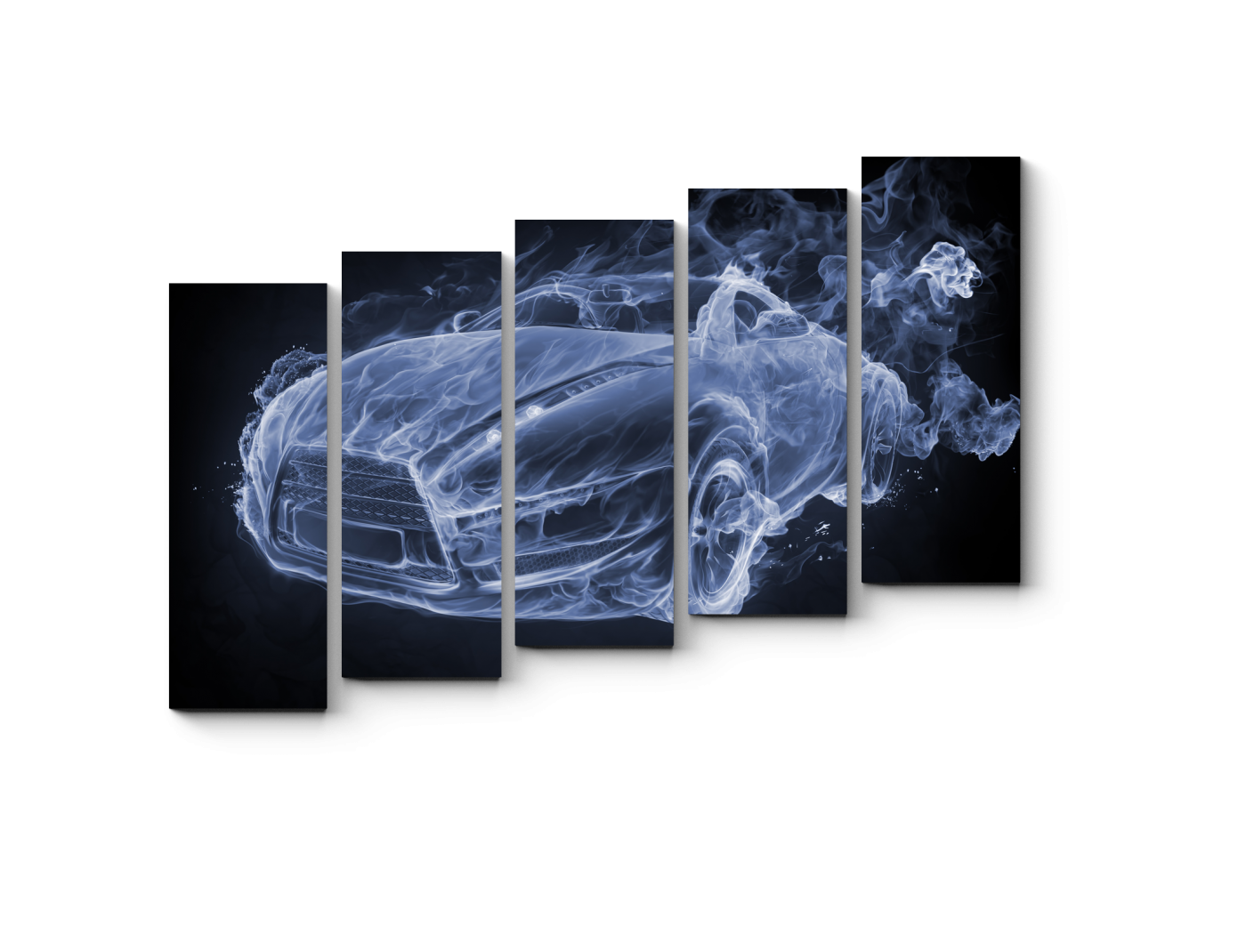 

Модульная картина Picsis, Car-smoke (90x52)
