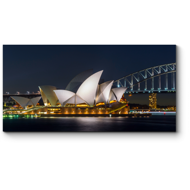 Модульная картина Огни ночного Сиднея