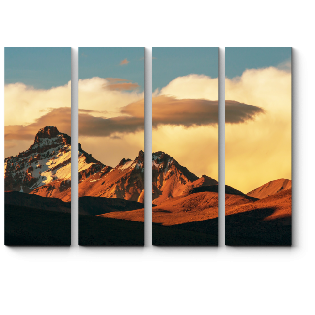 Модульная картина Высокие горы Боливии 