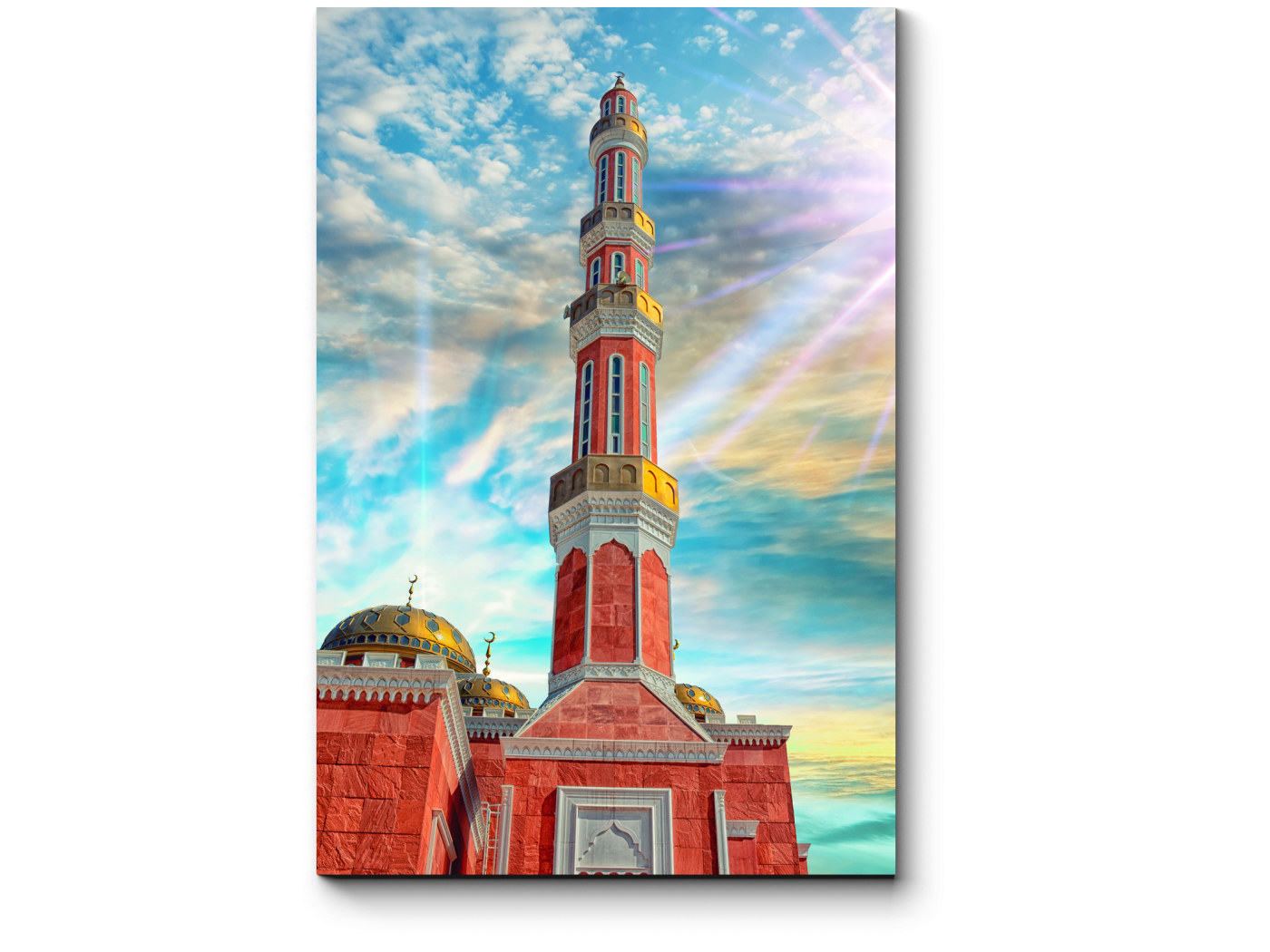 

Модульная картина Picsis, Красная мечеть в лучах солнца (20x30)