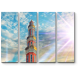 Модульная картина Красная мечеть в лучах солнца