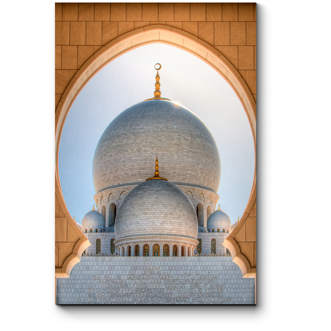 Модульная картина Купол Мечети Шейха Зайда,