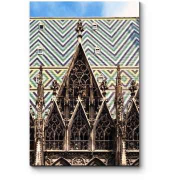 Модульная картина Готические арки Собора Святого Стефана, Вена