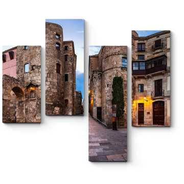 Модульная картина Древнеримские развалины, Барселона