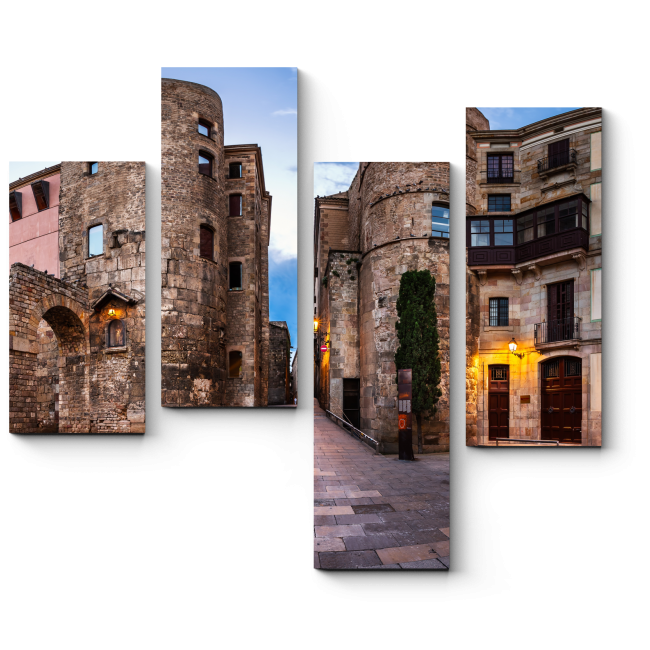 Модульная картина Древнеримские развалины, Барселона
