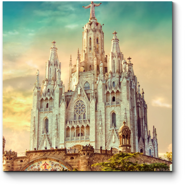 Модульная картина Храм Святого Сердца, Барселона