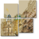 Модульная картина На старых улочках Вены