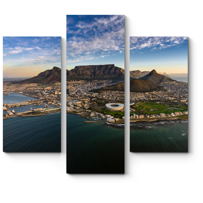 Модульная картина Потрясающая панорама Кейптауна
