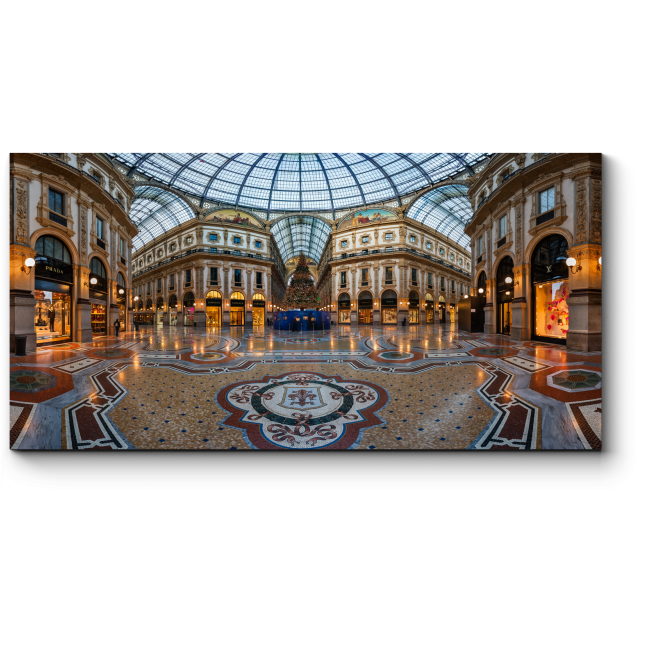 Модульная картина Внутри галереи Виктора Эммануила, Милан