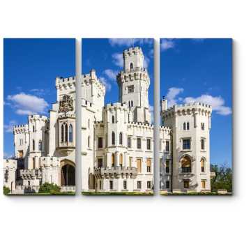 Модульная картина Замок Глубока-над-Влтавой в Чехии