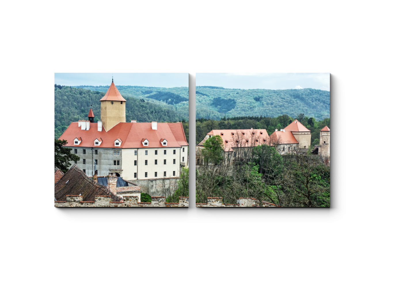 

Модульная картина Picsis, Замок Вевержи в Чехии (20x20)