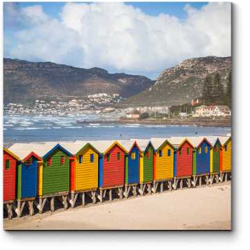 Модульная картина Разноцветный Кейптаун