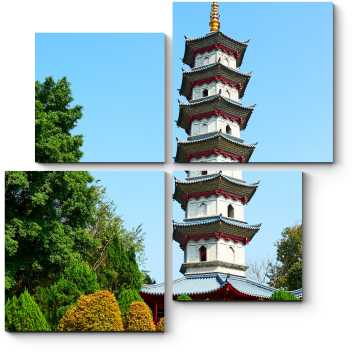 Модульная картина Китайская башня