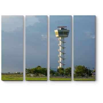 Модульная картина Башня на фоне летнего неба