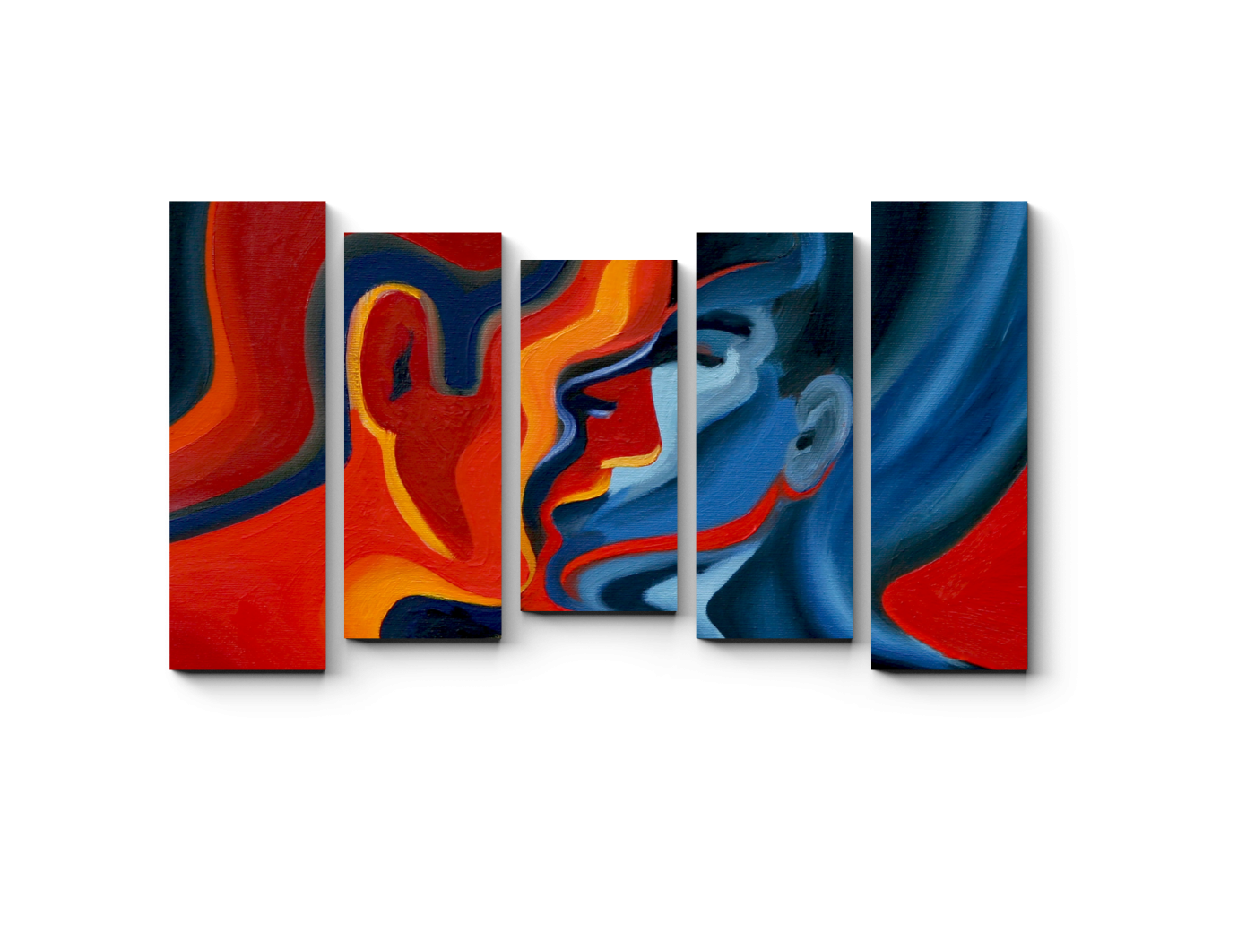 

Модульная картина Picsis, Поцелуй (20x20)