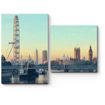 Модульная картина Чудесная панорама Лондона