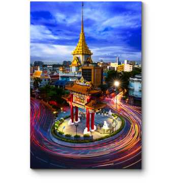 Модульная картина Храм Золотого Будды, Бангкок