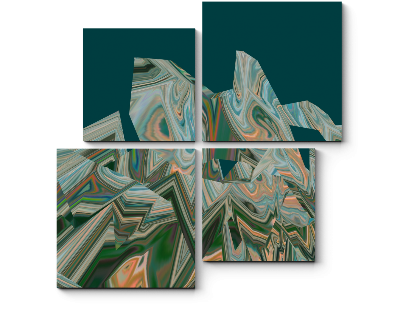 

Модульная картина Picsis, Терракотовые тени (20x20)