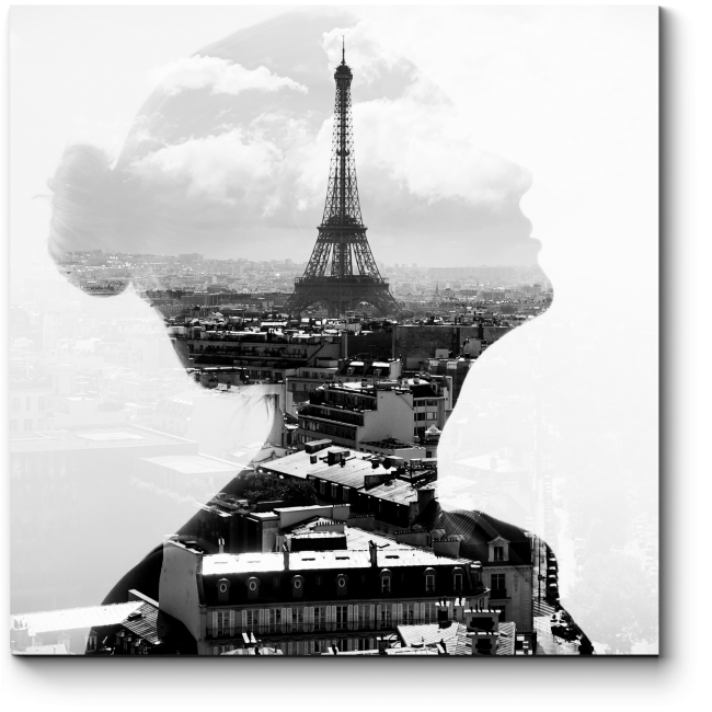 Модульная картина Очарование Парижем