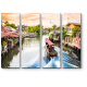 Модульная картина Путешествие по каналам Бангкока