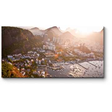 Модульная картина Рио-де-Жанейро в лучах солнца