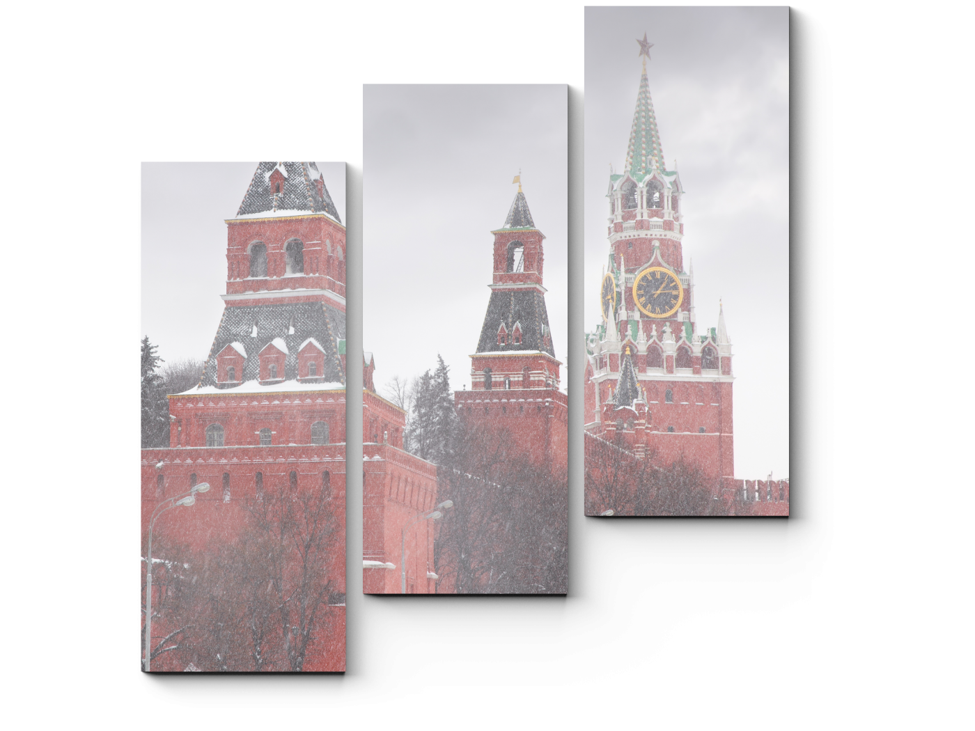 

Модульная картина Picsis, Зимняя Москва (20x30)