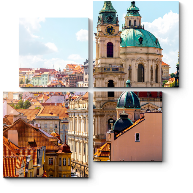 Модульная картина Великолепная Прага