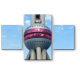 Модульная картина Китайская современная башня
