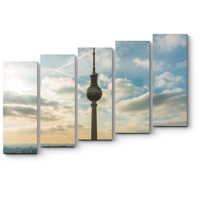 Модульная картина Берлинская телебашня