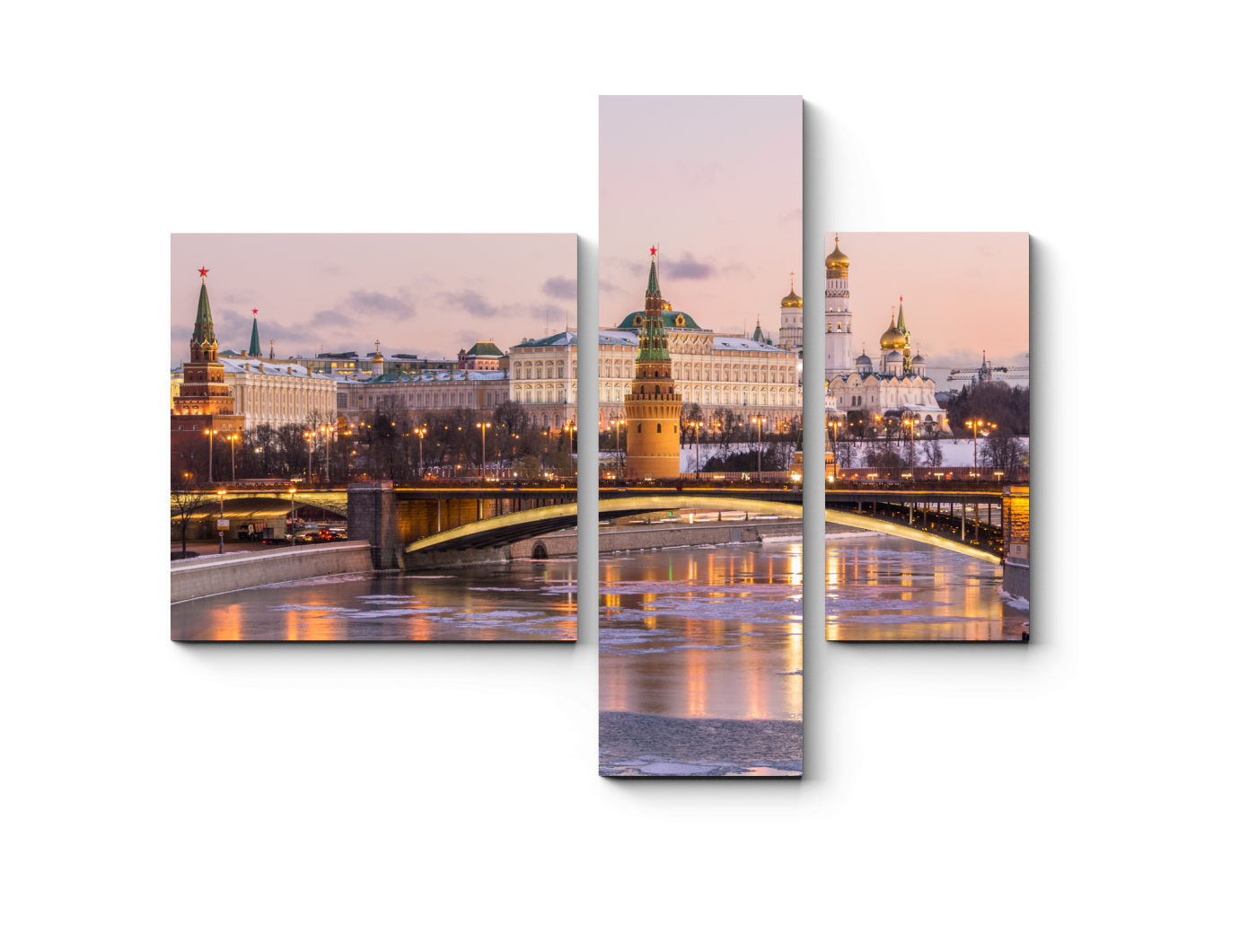 

Модульная картина Picsis, Зимнее утро в Москве (20x30)