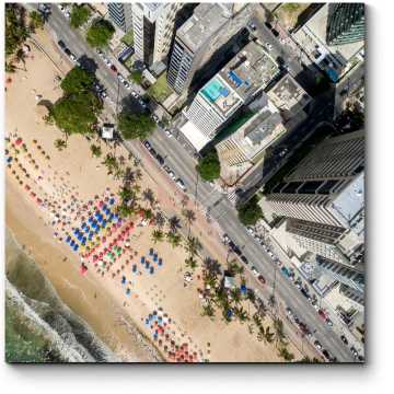Модульная картина Бразильский пляж