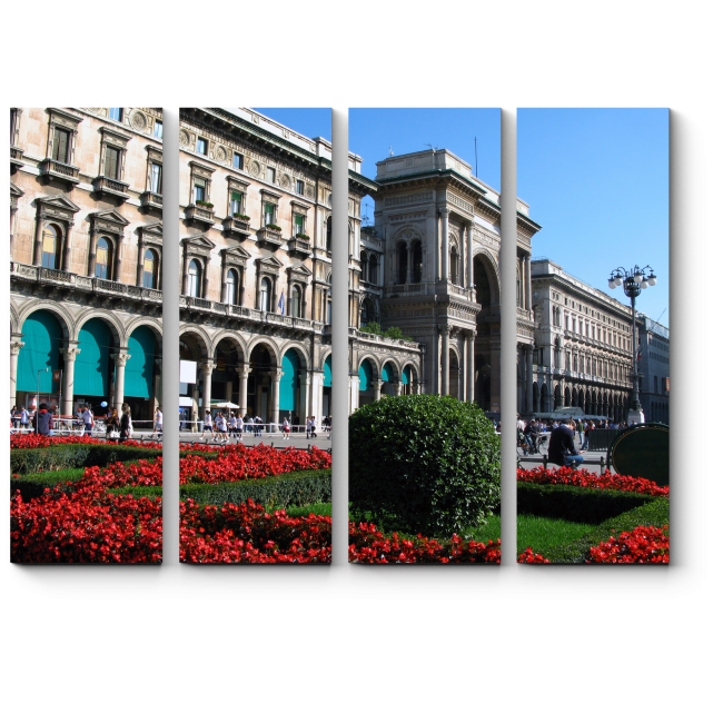 Модульная картина Соборная Площадь, Милан