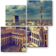 Модульная картина Захватывающая панорама с крыши Миланского Собора