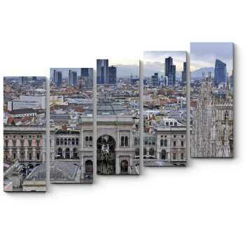 Модульная картина Панорама потрясающего Милана 