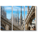 Модульная картина Мраморные скульптуры Миланского собора
