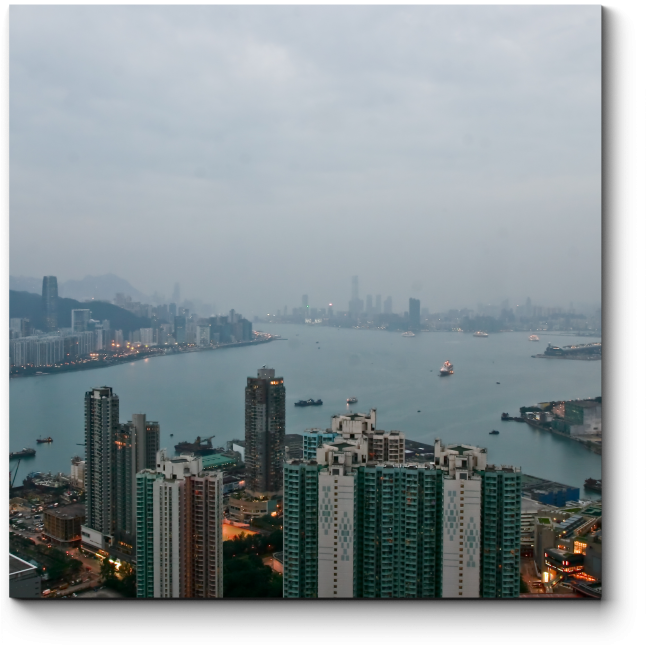 Модульная картина Пробуждающийся Гонконг