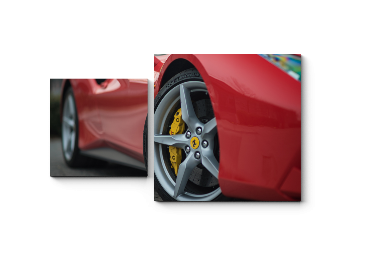 

Модульная картина Picsis, Ferrari 488 GTB (80x60)