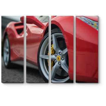 Модульная картина Ferrari 488 GTB
