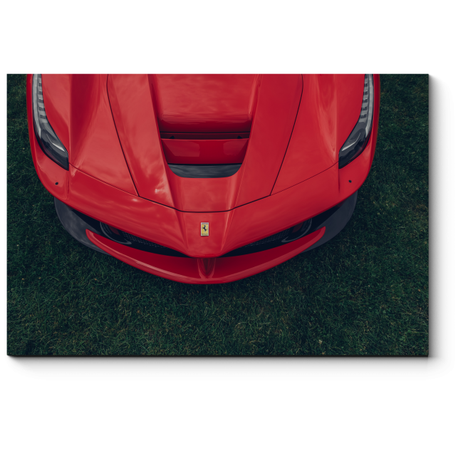 Модульная картина Капот Ferrari LaFerrari